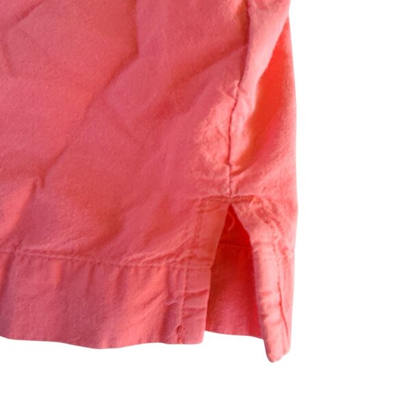 Erika Womens Coral Vacation Postcard Print Button-Up Shirt Size 2X Grandmacore - Picture 11 of 16